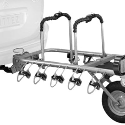 Fahrradanhänger Mottez Einrad 5 Fahrräder | EU-zugelassen