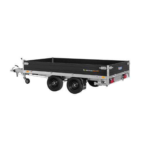 Plattformanhänger BANDEJA RIDELLE SARIS 306 X 170 PTAC 2700 KGS ” EDIC