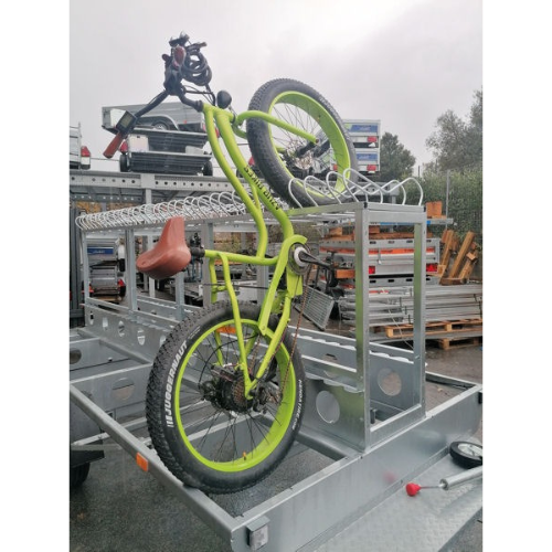 Spezial-Fahrradanhänger MTB / E-Bike 10 Plätze | EU-zu