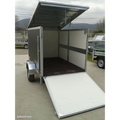 Kastenanhänger 207×132×143 cm 500/750 kg mit Ladefläche und Hubdach |